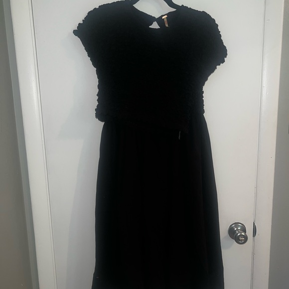 Free People Black Crop Top and midi skirt set - Picture 4 of 13